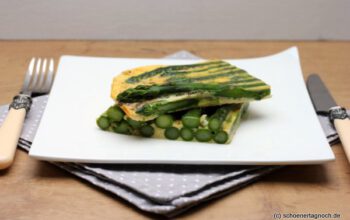 Schnell & einfach: Frittata mit grünem Spargel