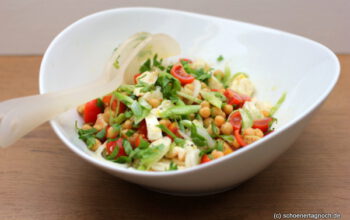 Im Grillfieber: Merguez mit Kichererbsen-Salat