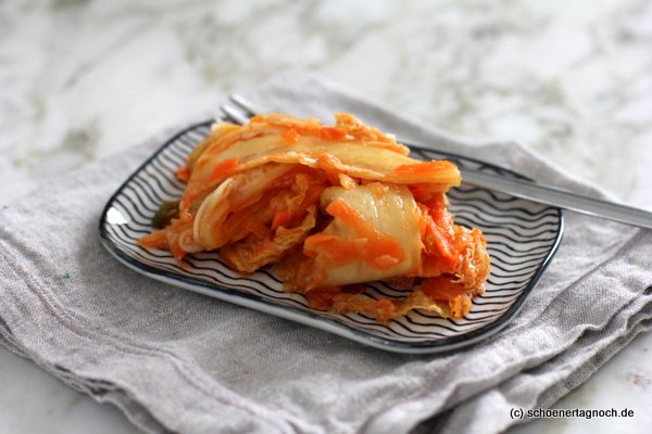 Selbst fermentiertes Kimchi