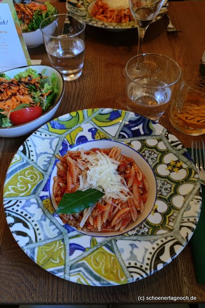 Malloreddus alla campidanese im "L´Ulivo" in Stuttgart