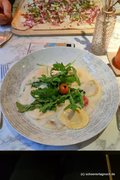 Spinat-Ricotta-Ravioli im Wilma Wunder in Karlsruhe